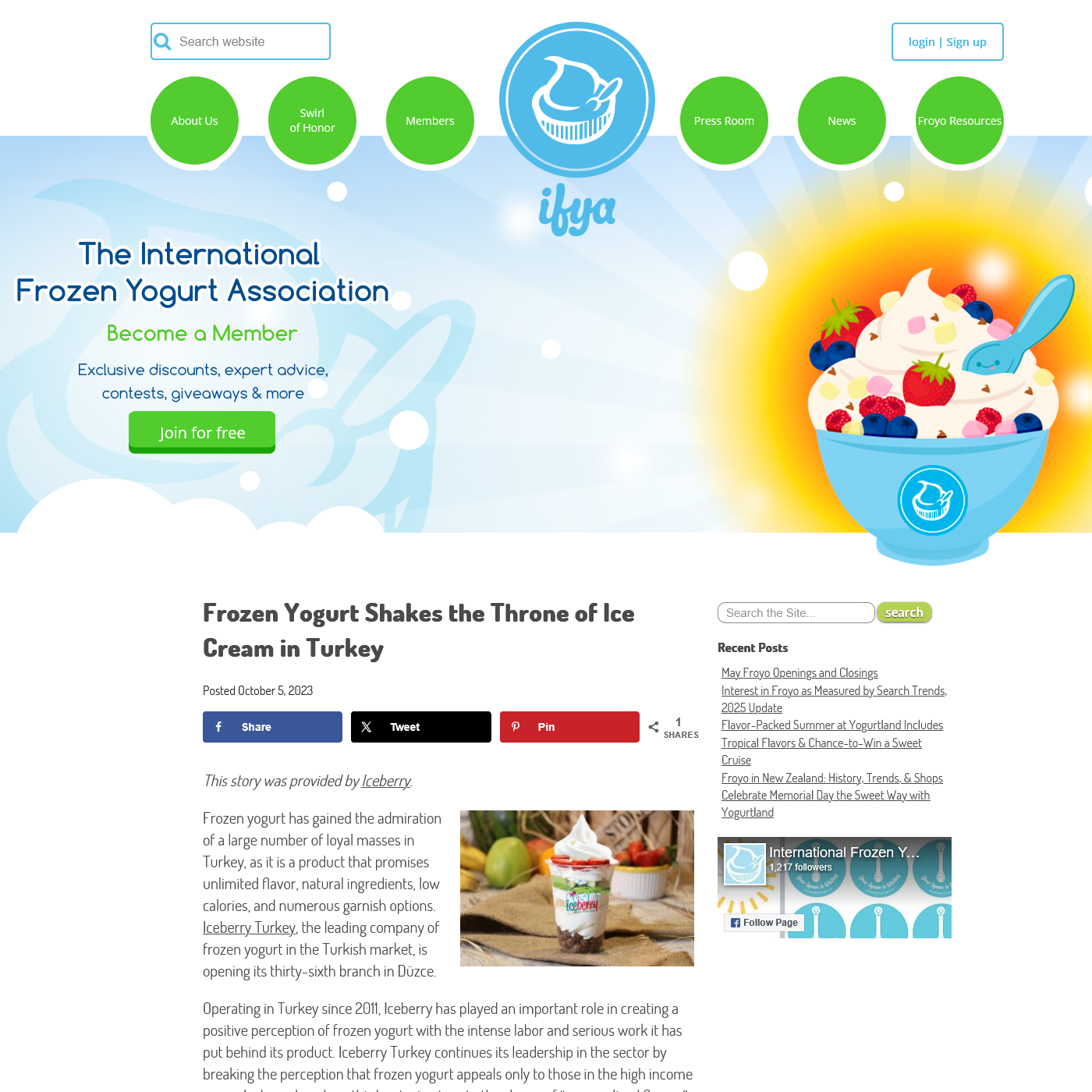 Frozen Yogurt Shakes the Throne of Ice Cream in Turkey